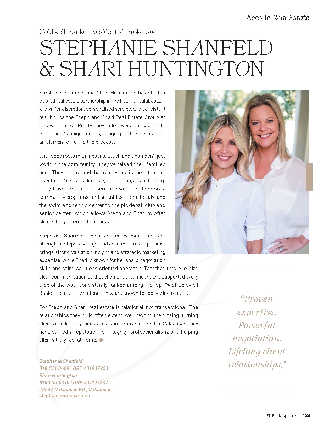 AIRE_Stephanie & Shari 2026 Profile